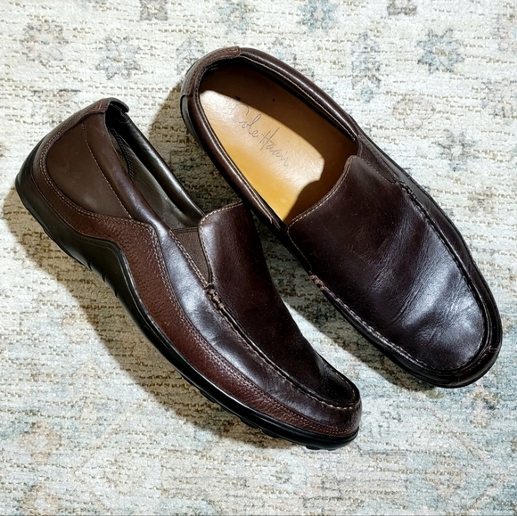 Cole Haan Leather Slip-on Loafers - Picture 1 of 10